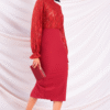 LACE PUFF SLEEVE TOP