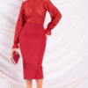LACE PUFF SLEEVE TOP